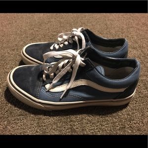 blue old skool vans